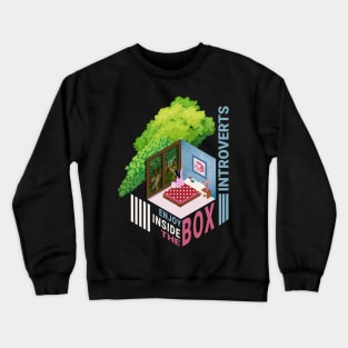 Design For Introvert Girls Crewneck Sweatshirt